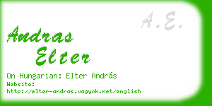 andras elter business card